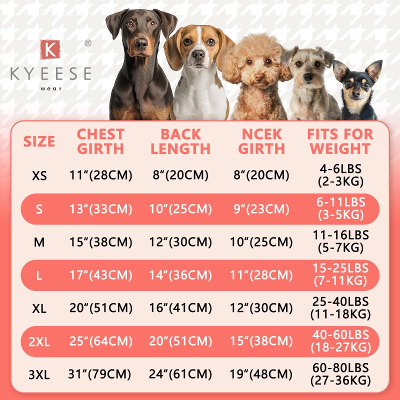 KYEESE Dog Pajamas Medium Dog Pjs Onesie 4 Legs Jumpsuits Dog Apparel - Image 2